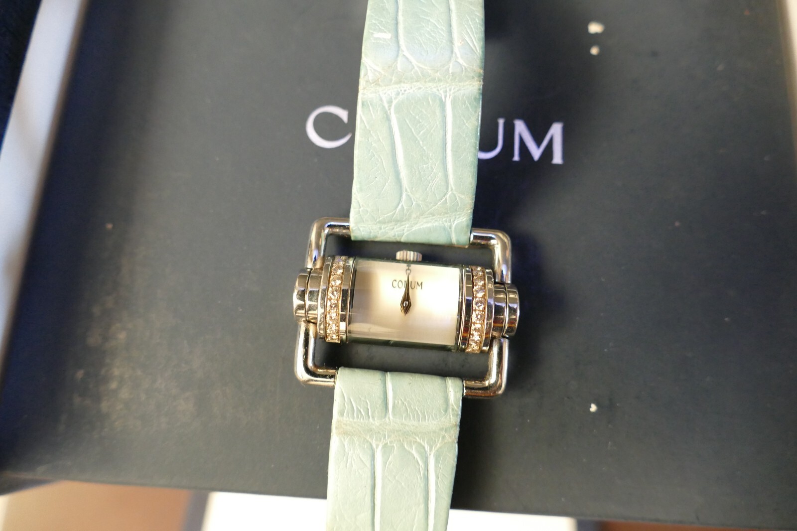 Corum ladies womans Horizontal Diamond jewellery watch lv 130.330.47 £3950