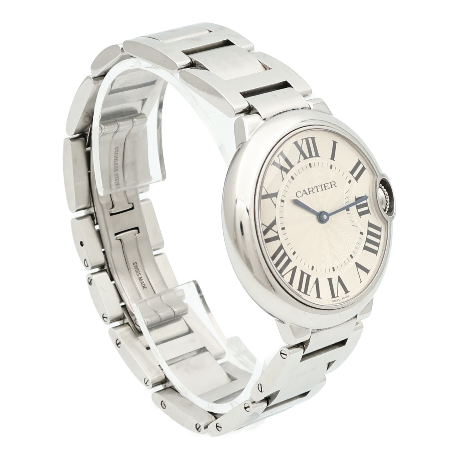 CARTIER Ballon BleuW69011Z4 Automatic Watch Stainless Steel Silver