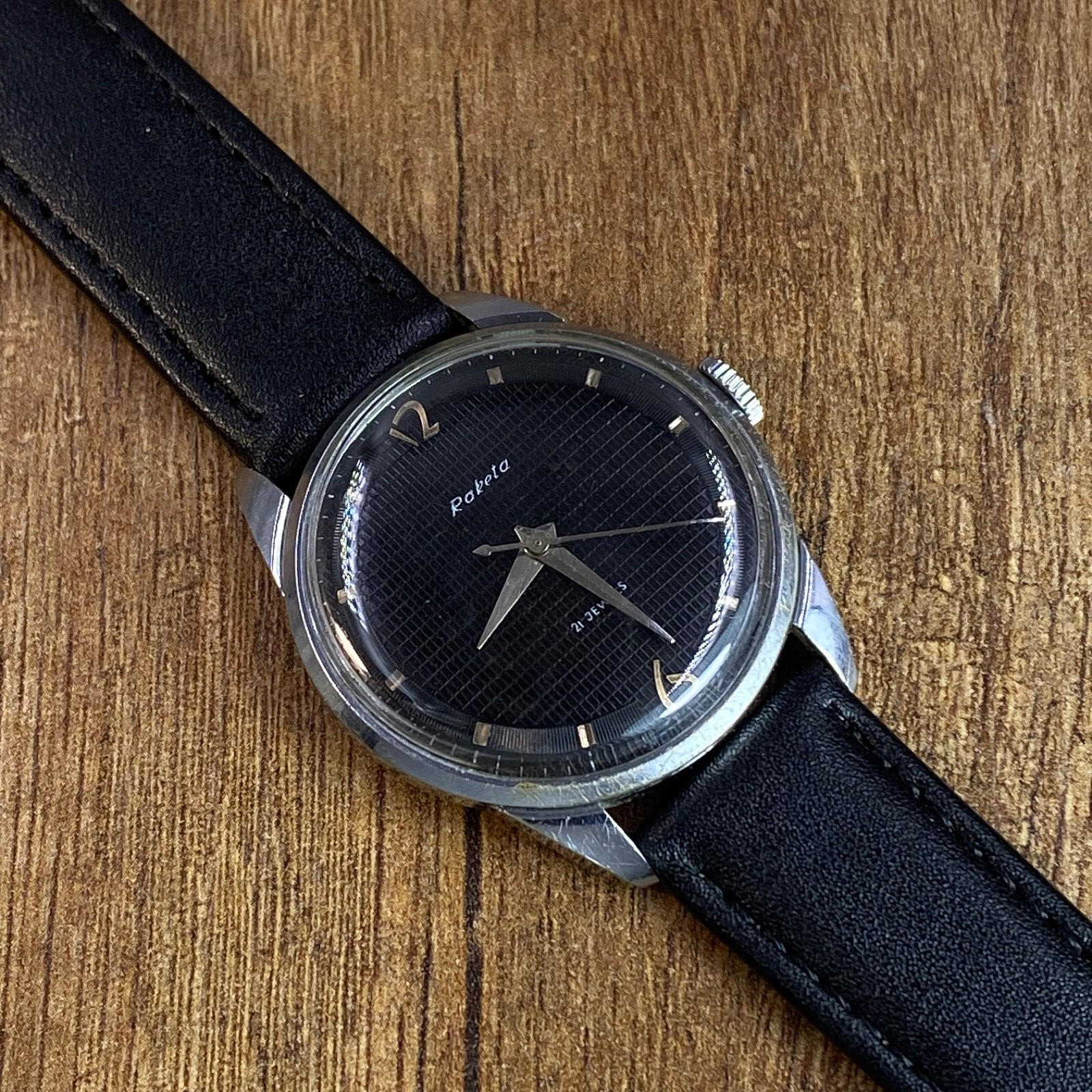 Raketa Baltika mechanical 21j vintage Soviet Era mens wristwatch USSR