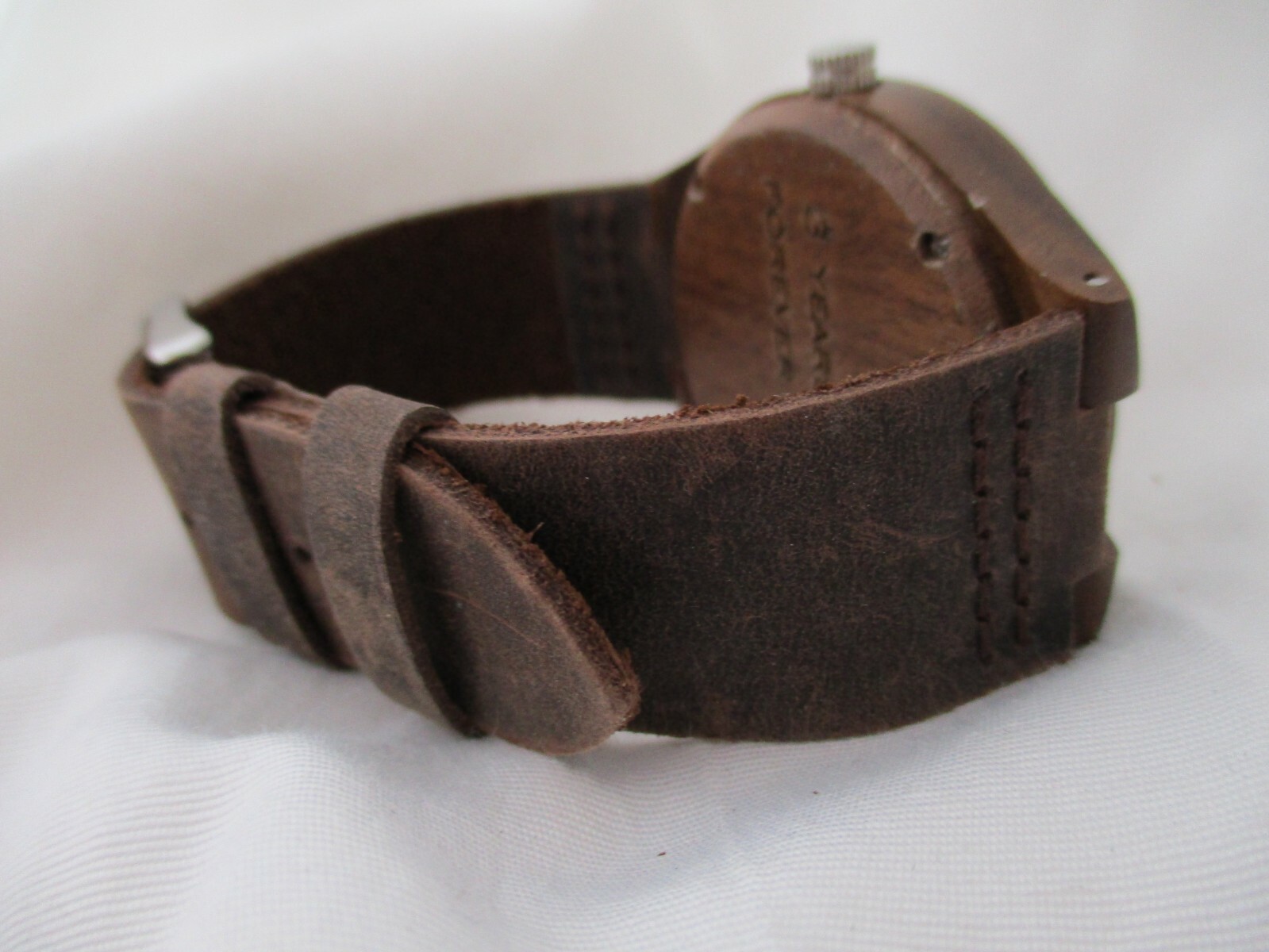 «3 Years Down Forever To Go» Brown Buckle Band Watch