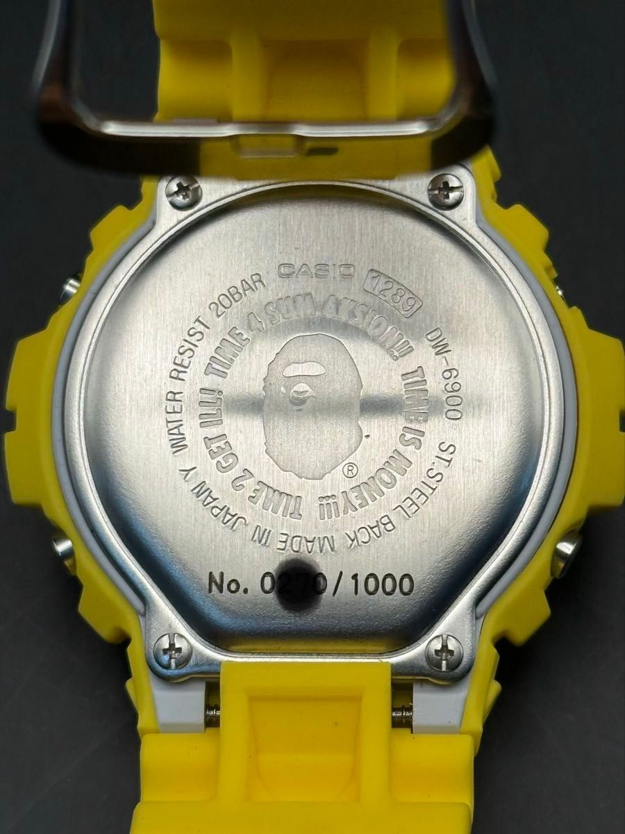 CASIO G-SHOCK × A BATHING APE collaboration model DW-6900