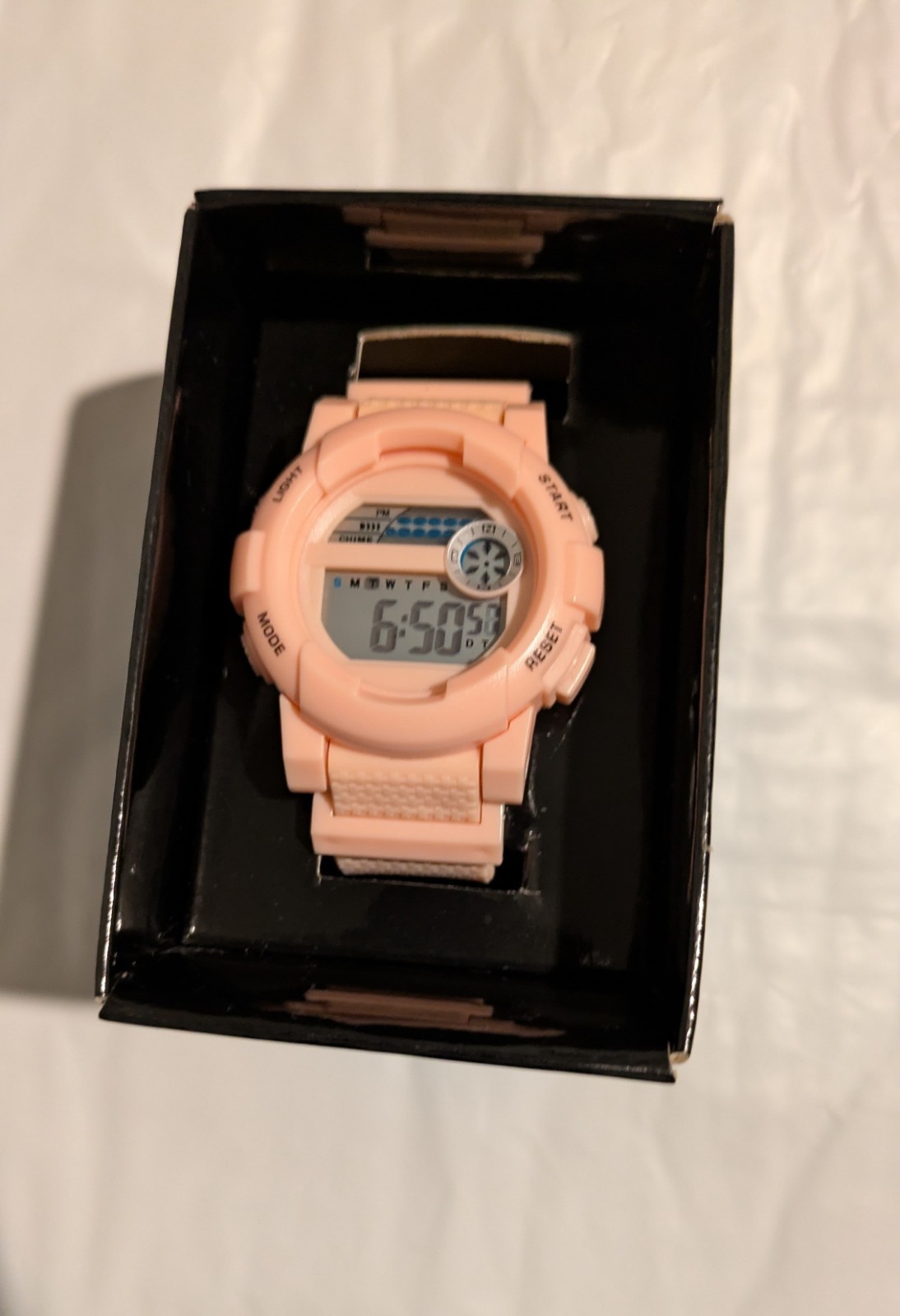 Brand New CVS Digital Watch – Blush Pink – In Box – Unused (SKU 723182)