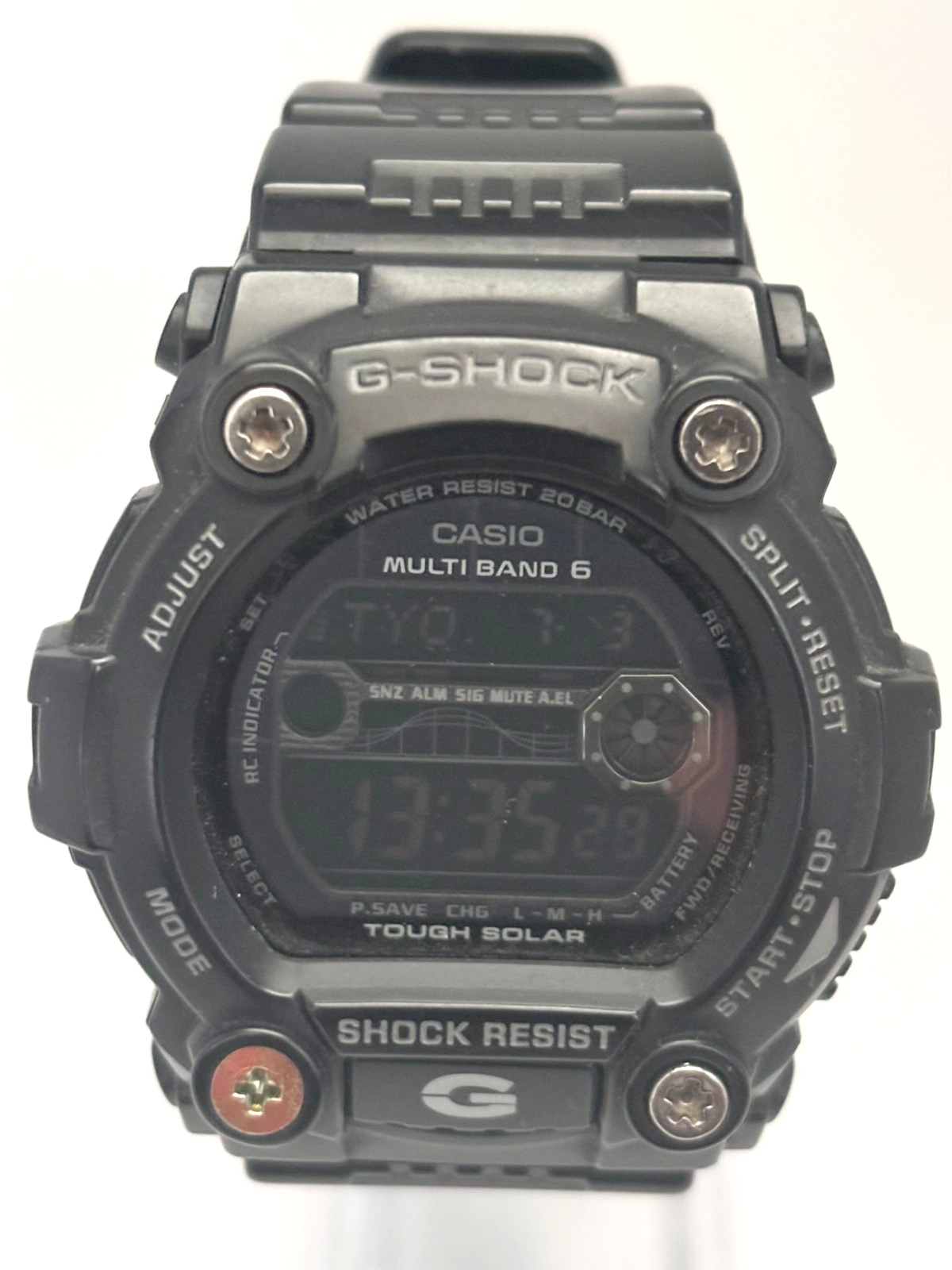 Casio G-Shock GW-7900B Tough Solar Multi Band 6 Tide Graph Black Men’s Watch