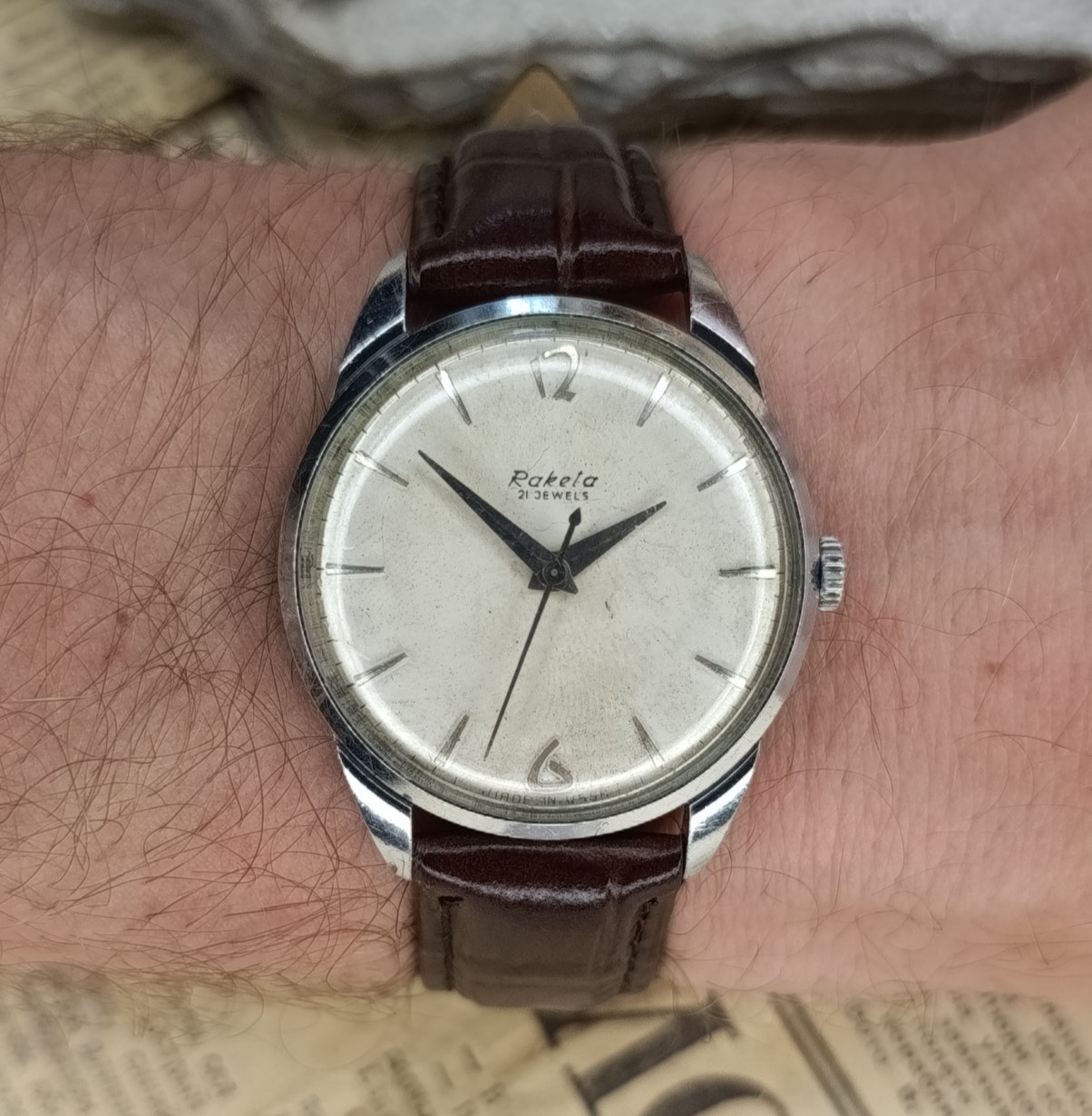 Original Collectiable Soviet Vintage watch Raketa Baltika 2609A.I 21J USSR 1960s