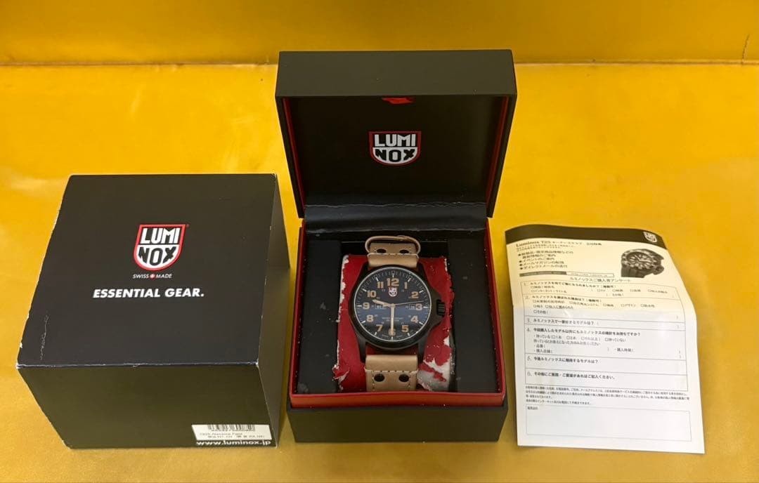 Luminox Atacama Field 1920 Day Date Watch 20cm 7.87in Quartz 200m Rare Working