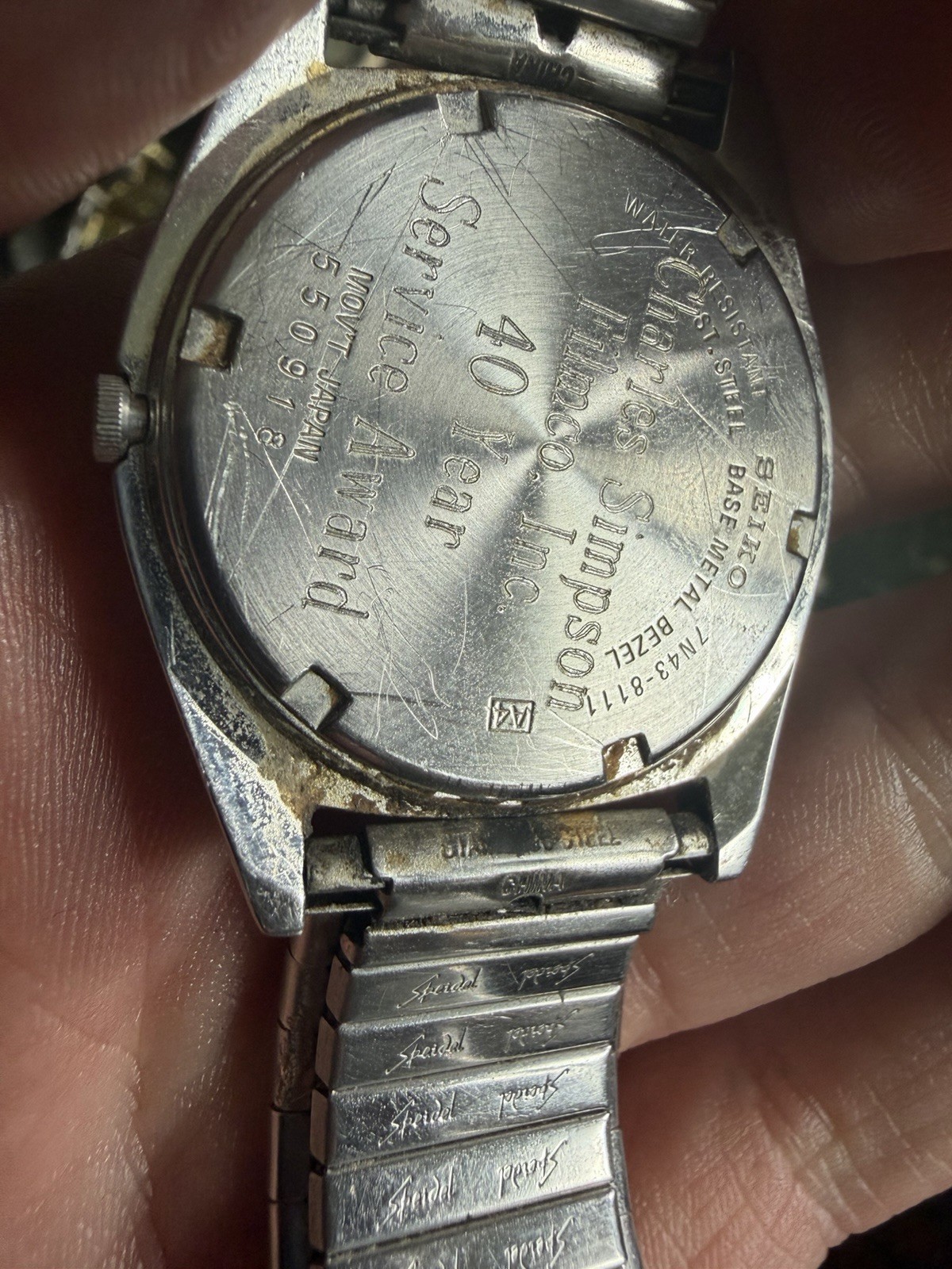 Seiko Quartz Silver and Gold Tone Men’s Watch Seiko SGF204 men’s