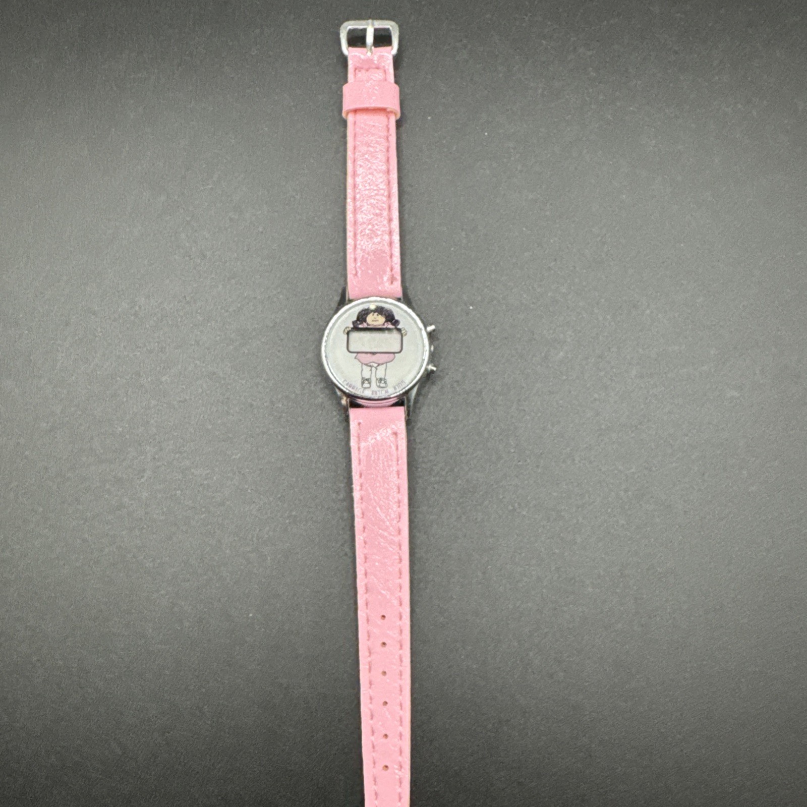 Vintage 1980s Cabbage Patch Kids Watch with Pink Band – Untested see pictures