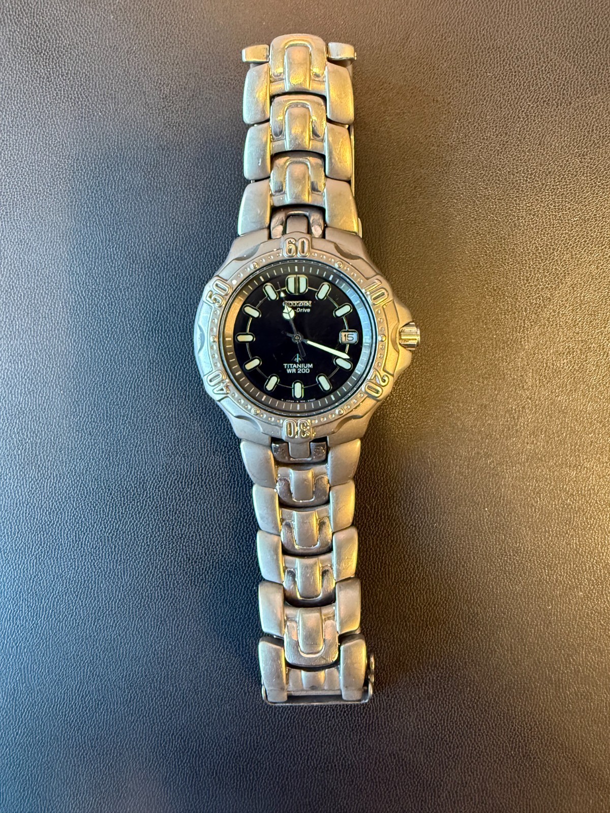Citizen Titanium Eco Drive WR200 7871 Watch