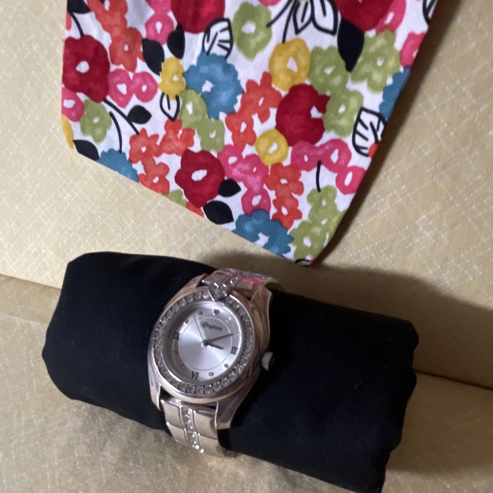 Brighton Women’s Vintage Quartz Analog Dress Watch Roman Numerals Hearts