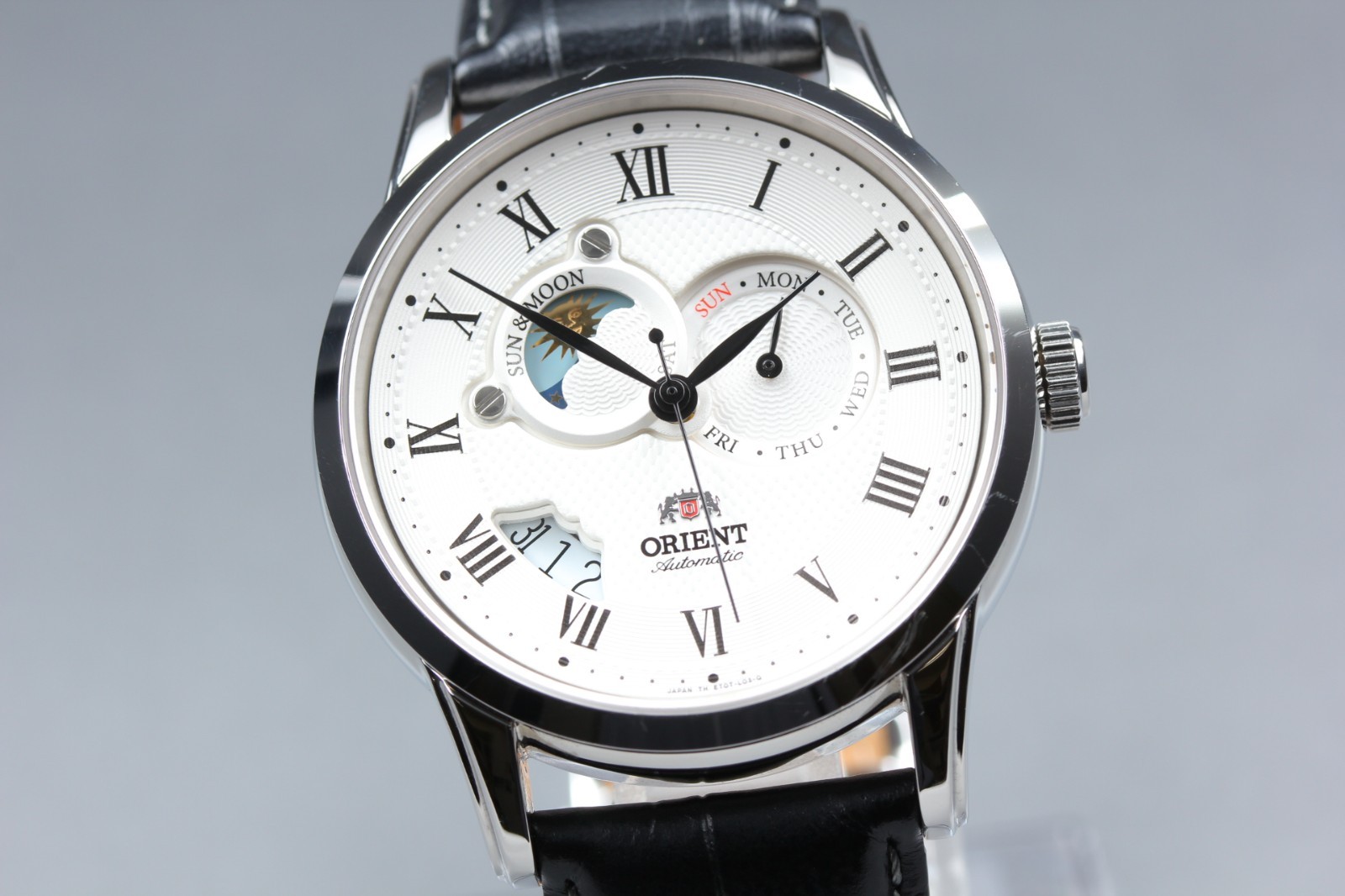 [NEAR MINT] Orient Sun & Moon ET0T-C0-B Automatic Men’s Watch From JAPAN W2028