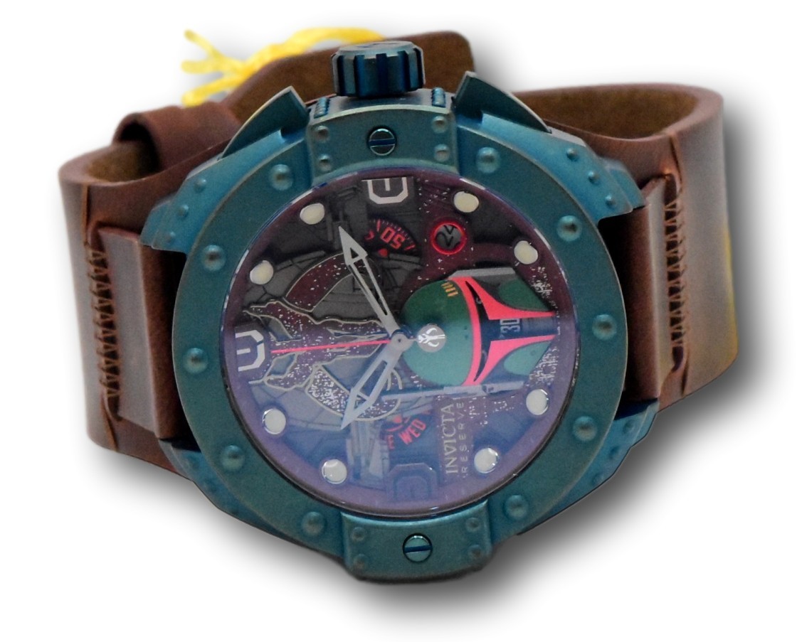 Invicta Star Wars Boba Fett Men’s 52mm Limited Swiss Chrono Watch 44298
