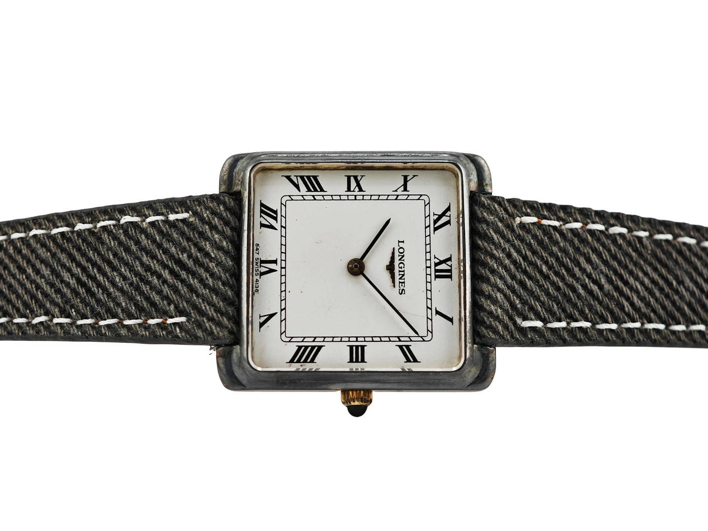 LONGINES Vermeil SV925 Watch Ref 4138 1970s Swiss Manual L847.4
