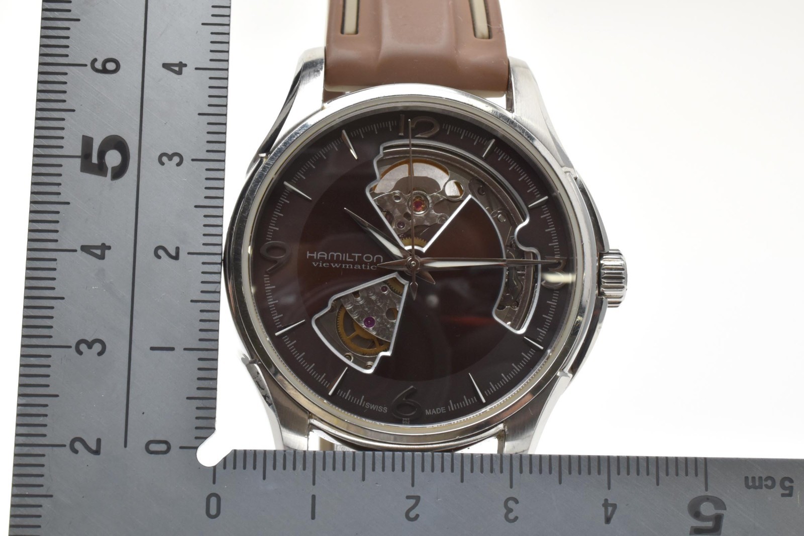 In BOX!![N MINT] HAMILTON Jazzmaster Viewmatic H325650 Men’s Watch From Japan