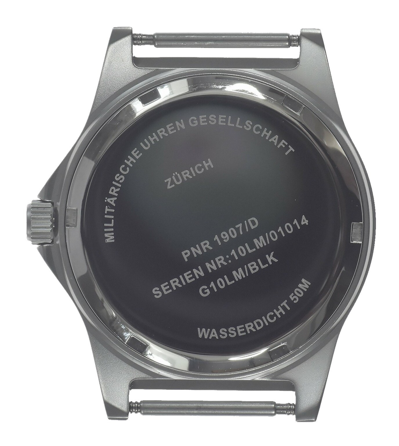 MWC G10LM Military Watch | 50m | Date Window | Screw Case Back | Black strap