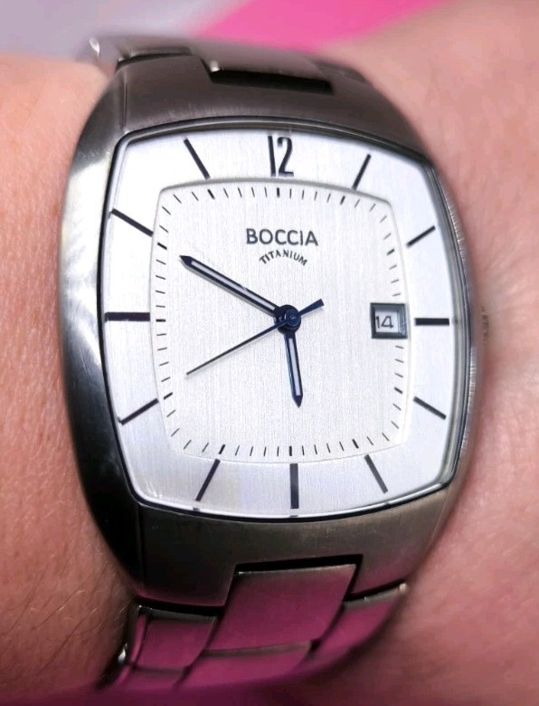 Vintage Boccia Mens Titanium Watch Quartz
