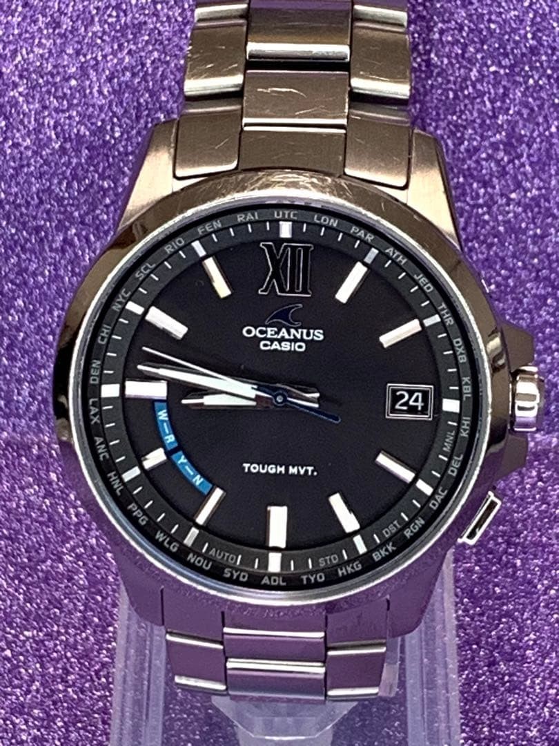 Casio Oceanus OCW-T150-1AJF Solar Radio Watch Titanium No Box