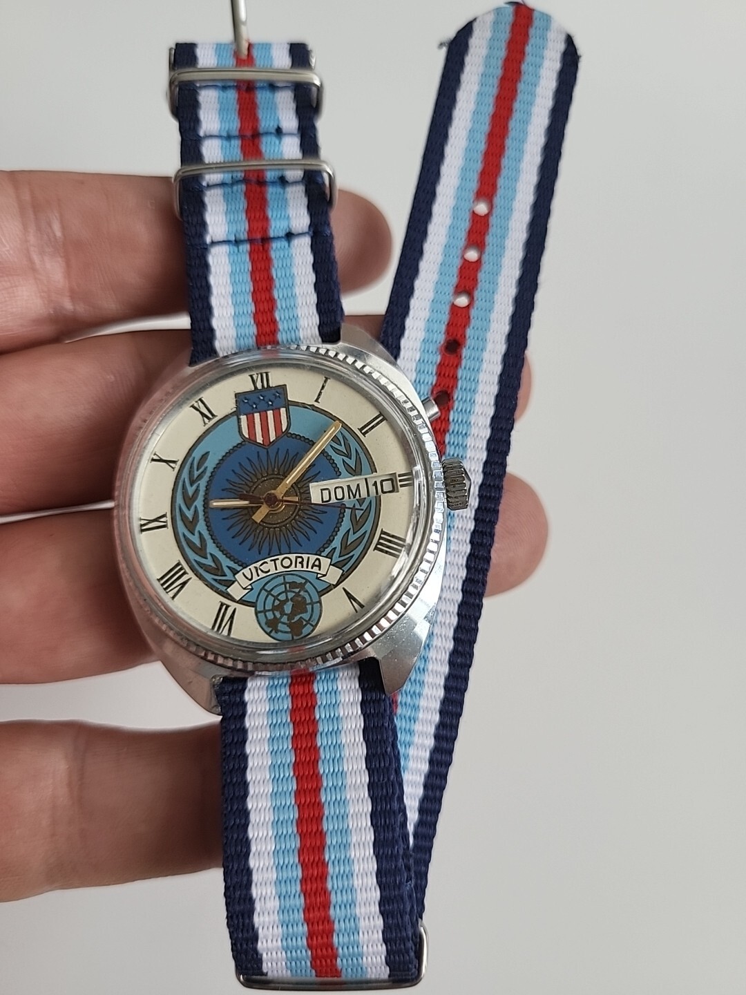 Watch SLAVA Victoria USA Watch Vintage Russian Mens Watch RARE