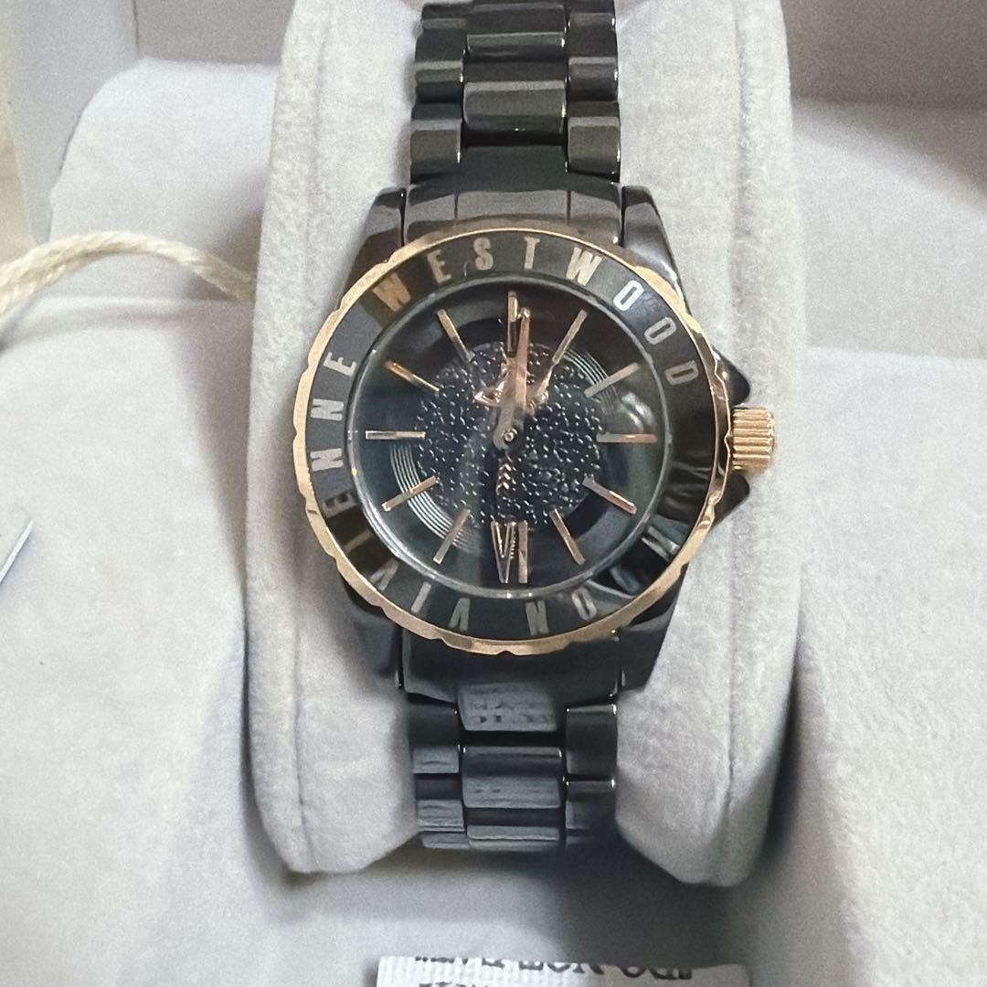 Working Vivienne Westwood Watch Quartz Gold Orb