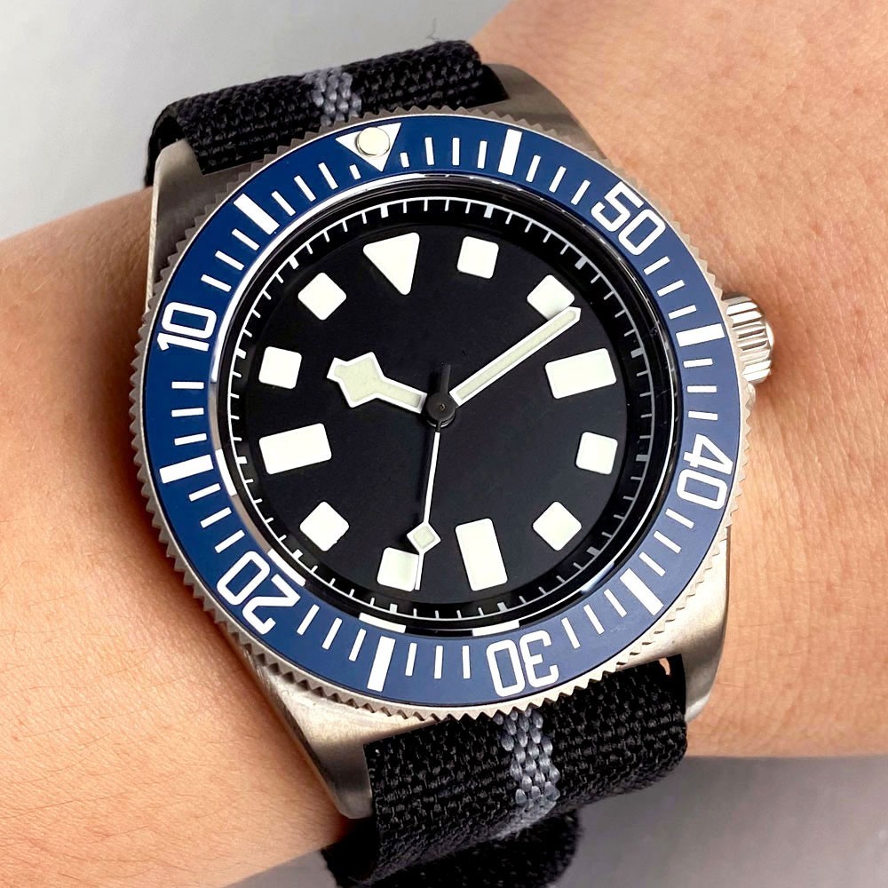 New Tandorio 42mm Titanium 20ATM Sapphire Glass NH35A PT5000 Men’s Dive Watch