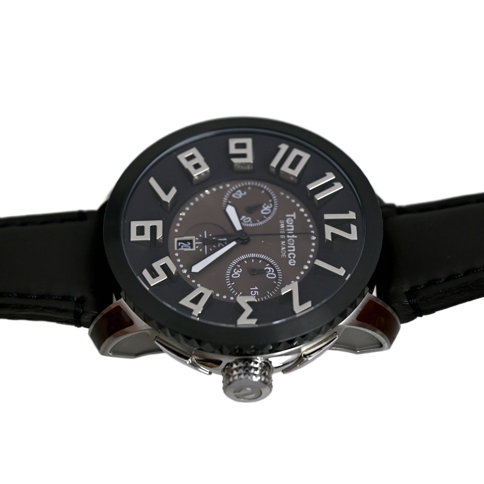 Tendence Gulliver Round Chronograph Men’s Black Quartz Ref. P2K7F198 Watch