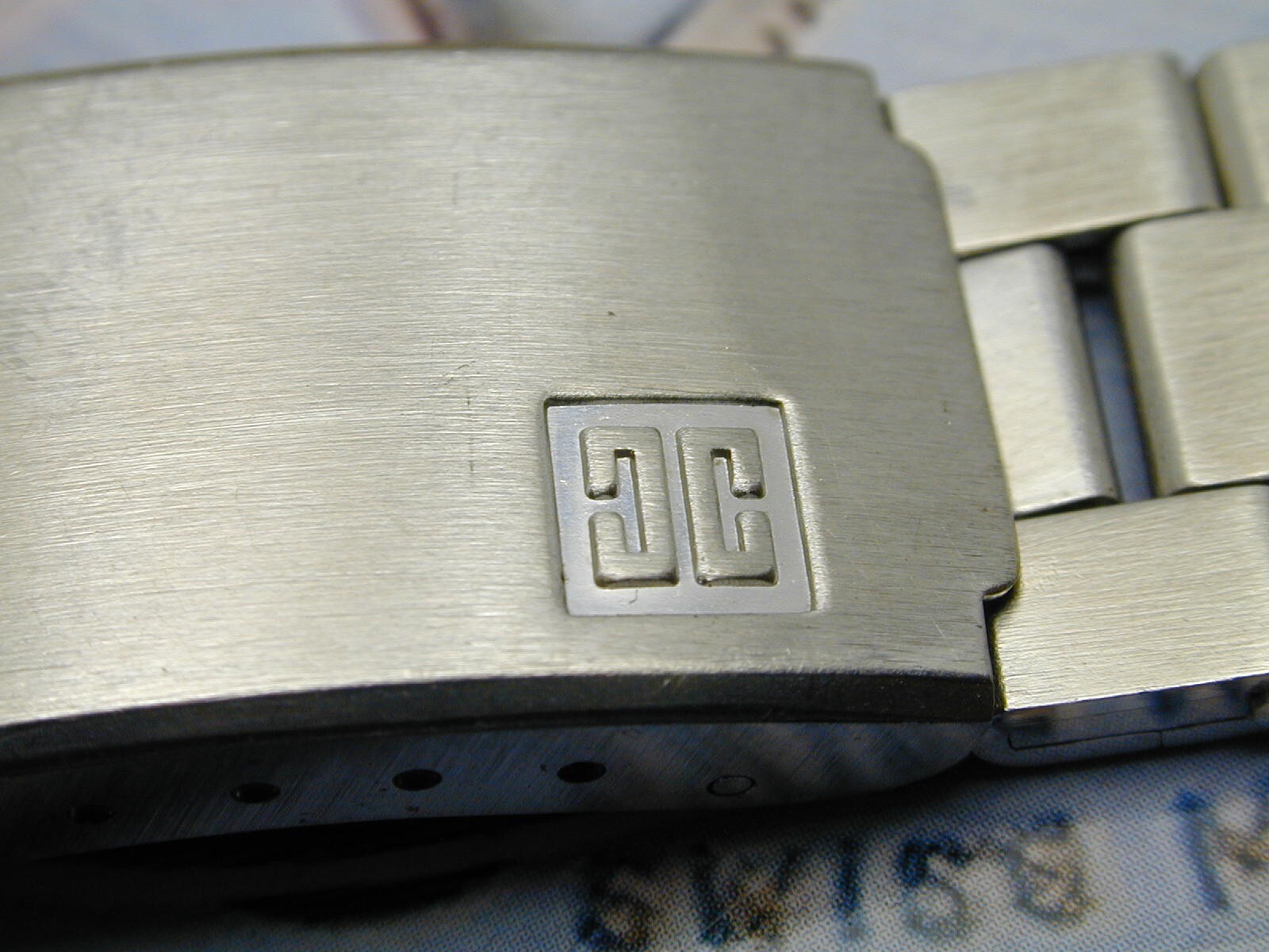 Vintage 19mm Bracelet Deployment Clasp Stainless Steel NOS Unused Watch Band