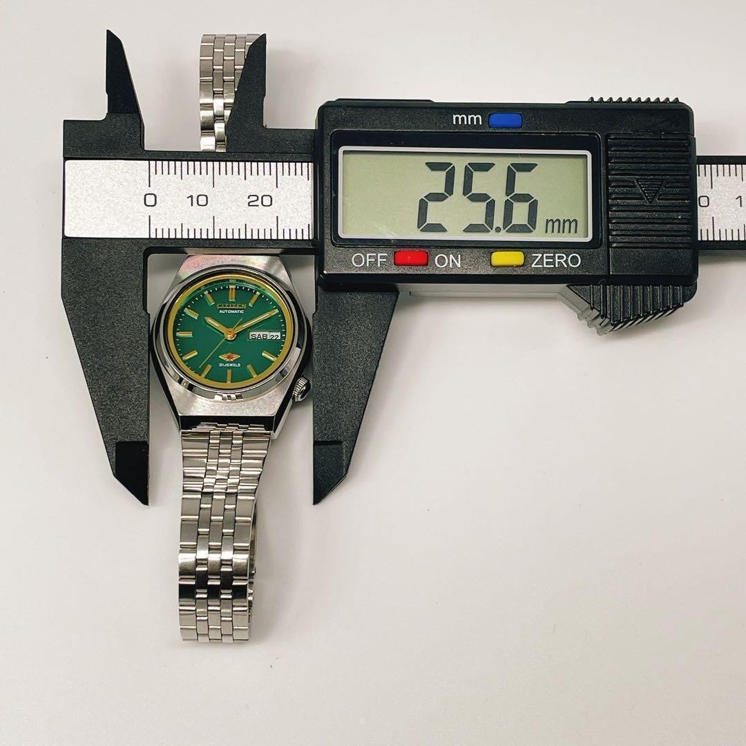 Citizen Eagle Seven Green Dial Vintage Ladies Watch Gold Japan 07698