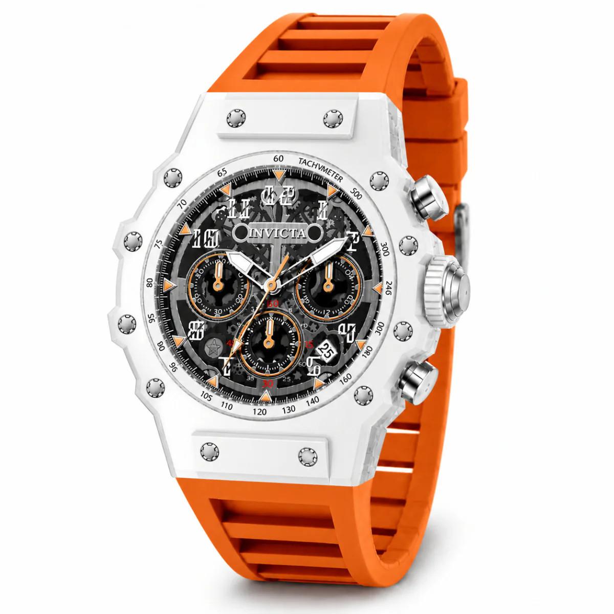 Invicta Racing Vaulthan Men’s Watch – 44mm. Orange (69672)