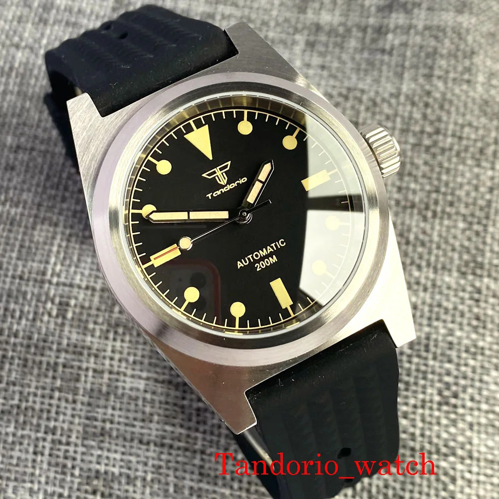 Tandorio 38mm Automatic Miyota 8215 Men’s Mechanical Watch Sapphire Glass Brown