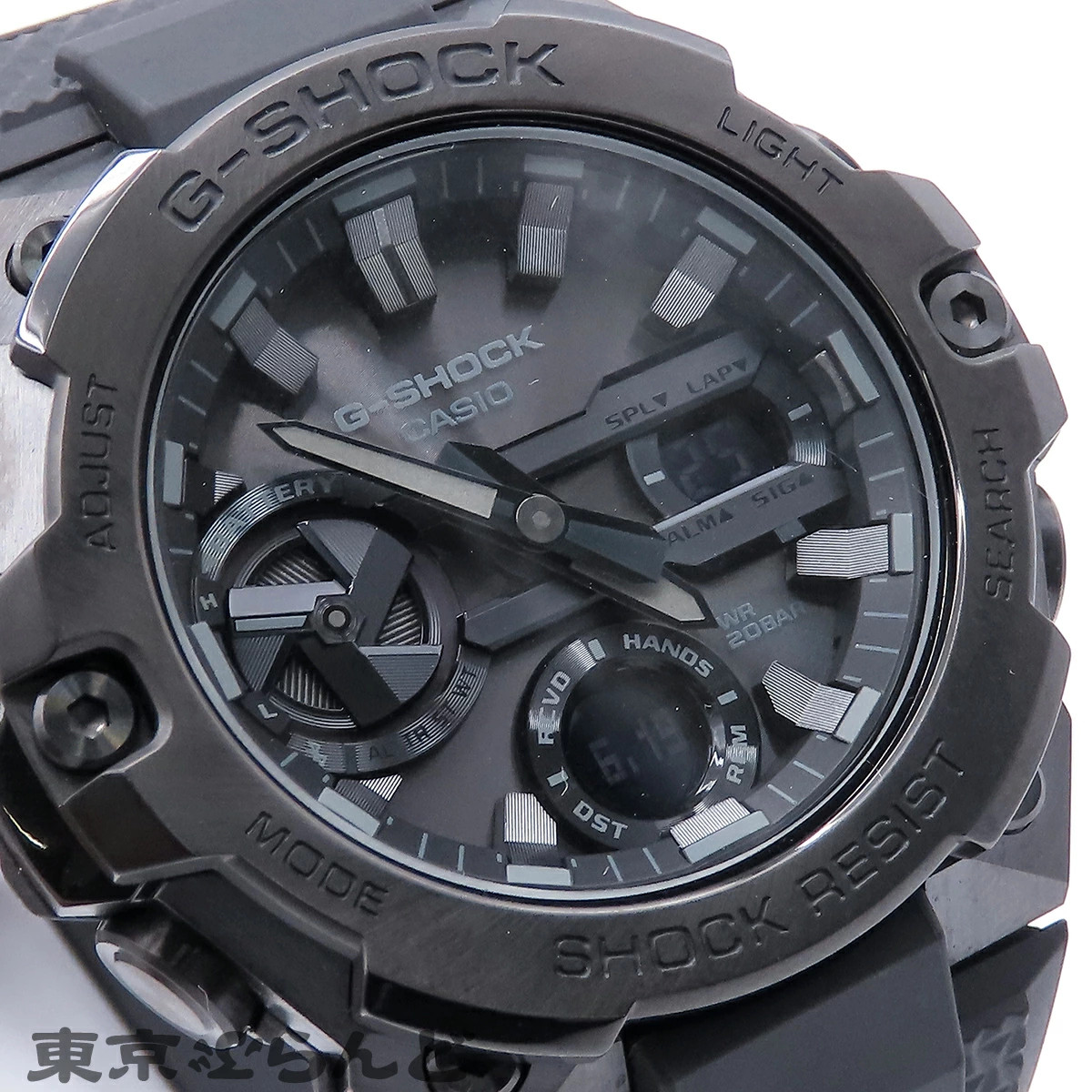 Casio G-Shock G-STEEL GST-B400BB-1AJF Solar Resin Stainless Steel Used