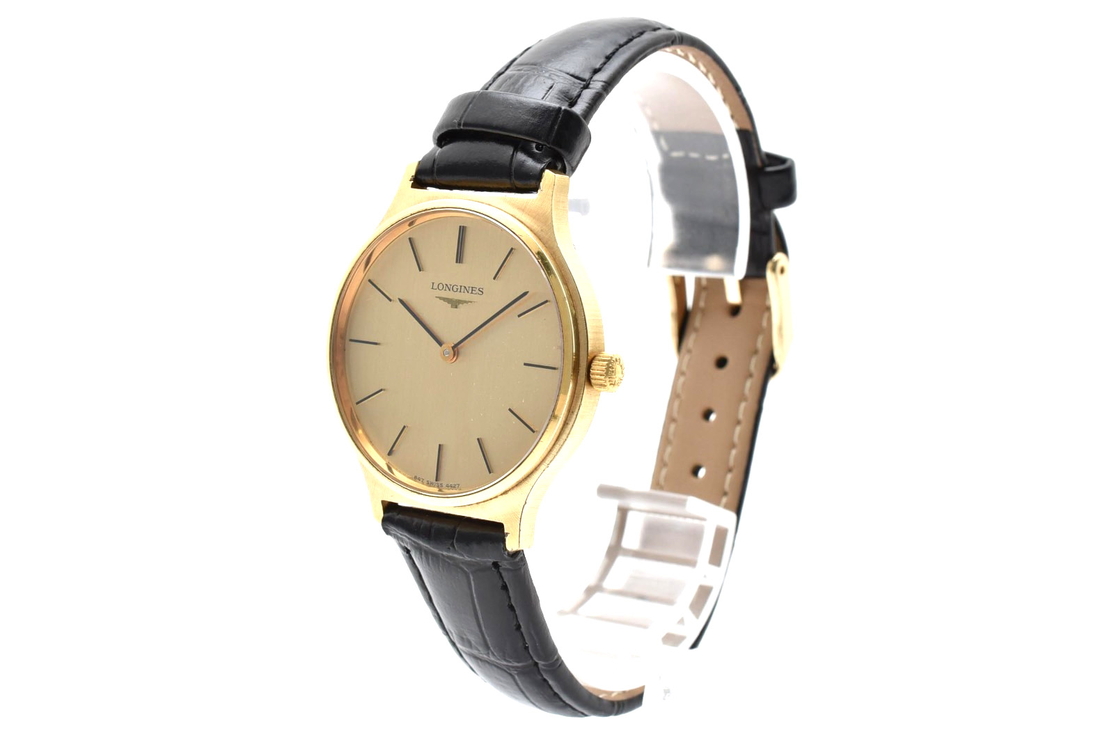 ▶️ Vintage [ Exc+5 ] Longines 4427 Cal.847 Gold Hand-winding Unisex watch JAPAN