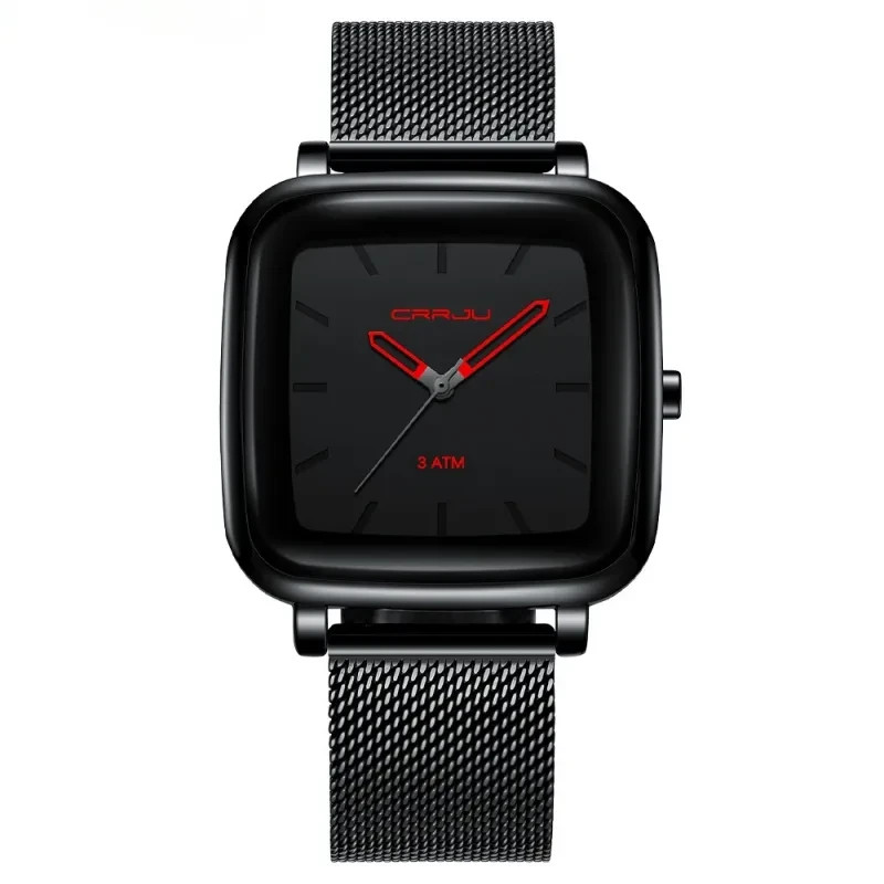 CRRJU Simple Dial Quartz Watch Couples Watches