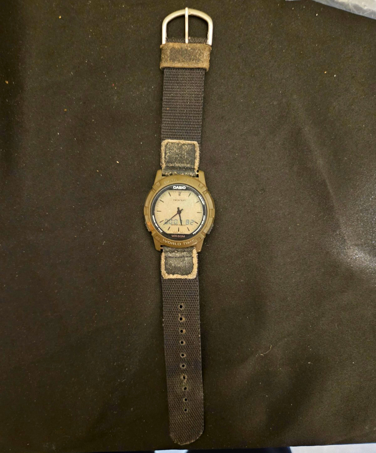 Rare Vintage Casio Twincept World Time ABX-20 Ana-Digi Men’s Sport Watch JDM 90s