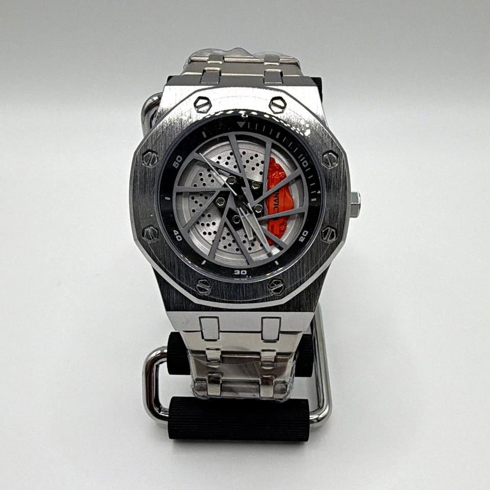 Invicta Speedway Rim Men’s Watch – 42mm Steel #69485 New w Box