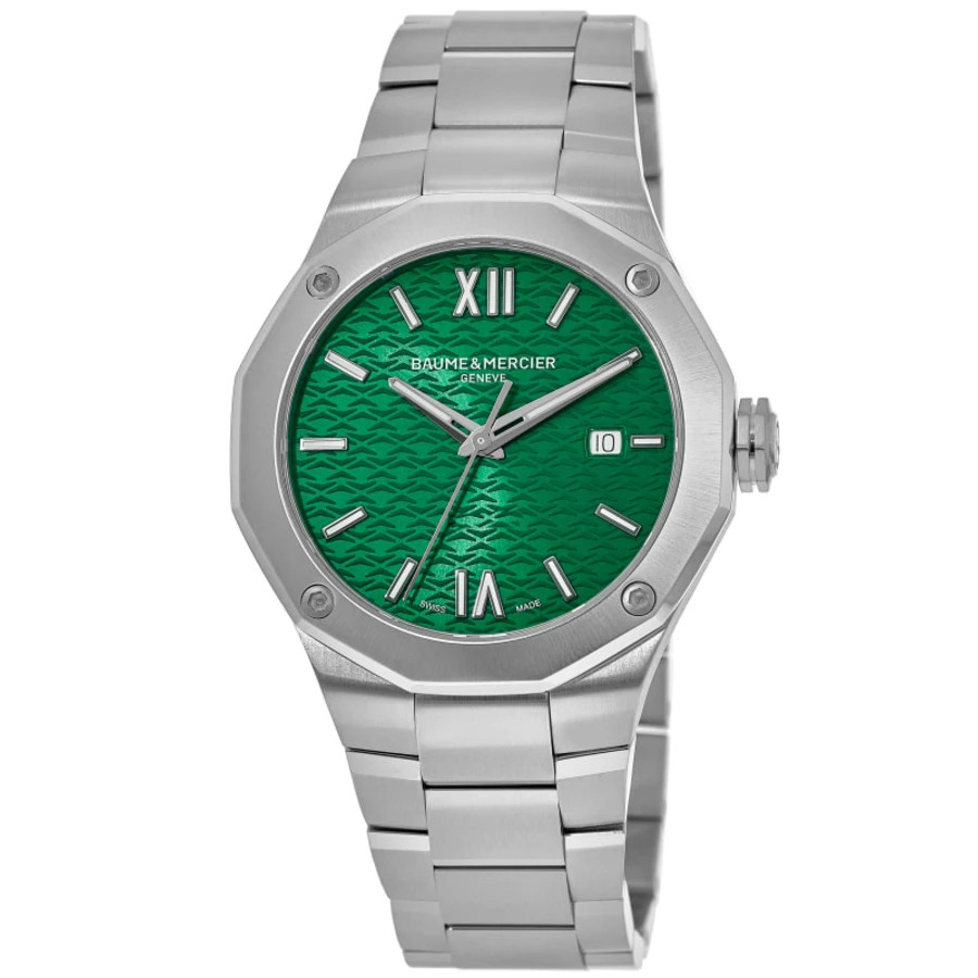 New Baume & Mercier Riviera Green Dial Steel Women’s Watch 10683