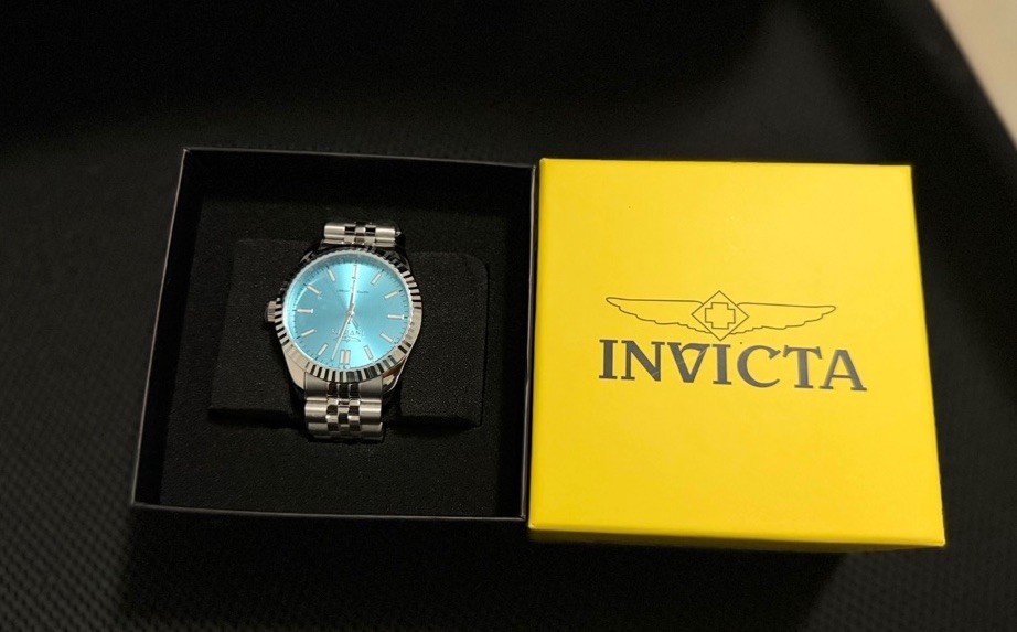 Invicta Specialty Men’s Quartz 43mm Blue Dial Stainless Bracelet 100m w/Box
