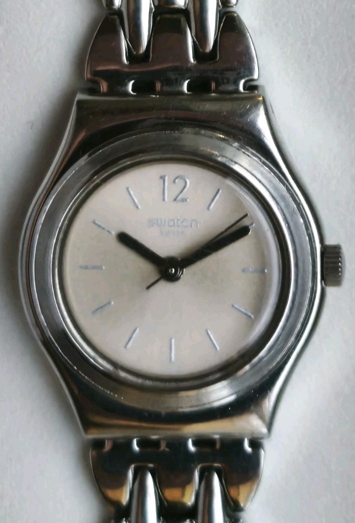 Swatch Irony Lady Discretly YSS285G Watch 2014- Good Condition Working