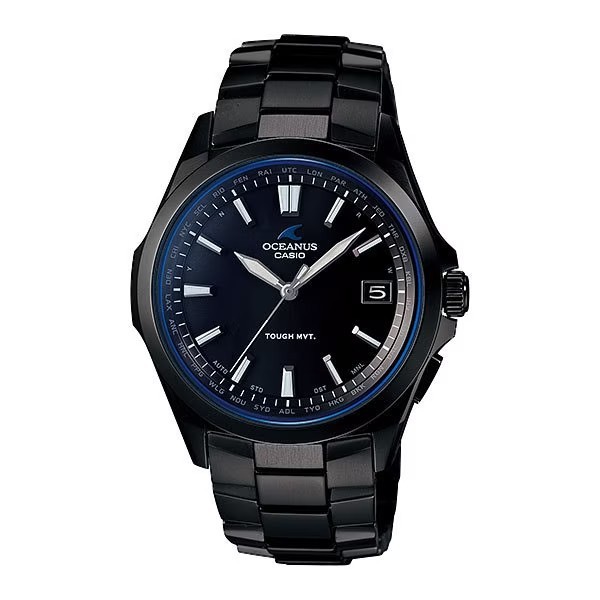 Casio Oceanus OCW-S100B-1AJF Black Titanium Sapphire Tough Solar Radio Men Watch