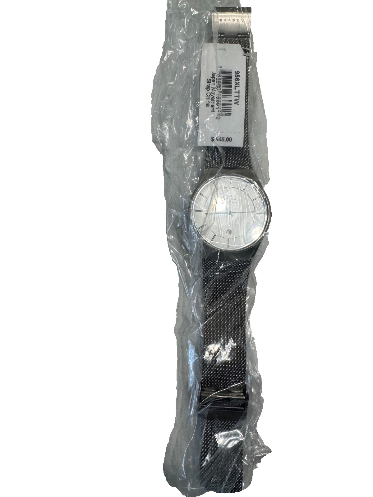 Skagen Denmark Titanium Date Slim Watch Model 956XLTTW New