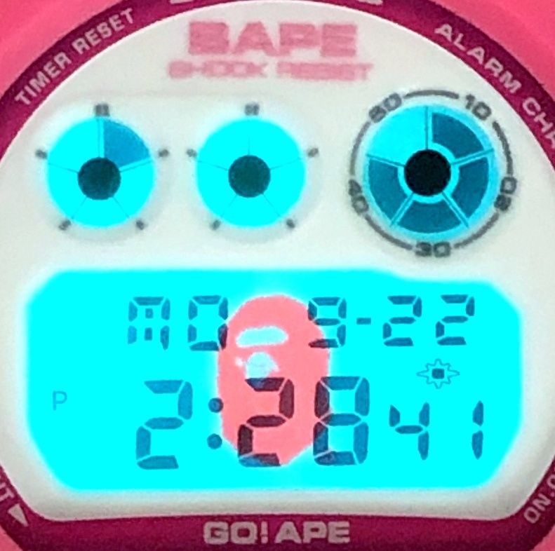 G SHOCK DW 6900 A BATHING APE BAPE Collaboration Model Pink NFS Limited 1000 Pie