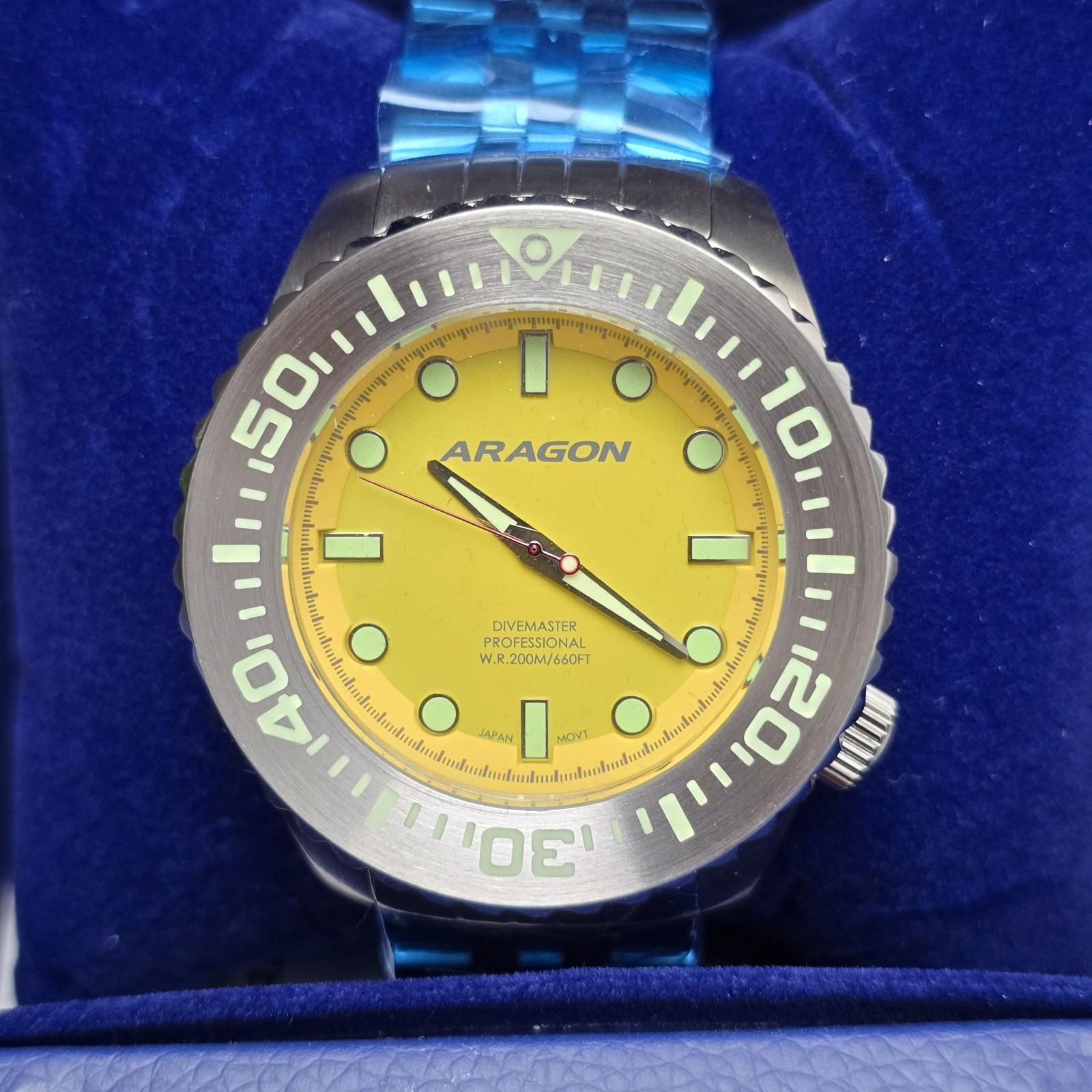 Aragon EVO Quartz 50mm A255YEL Men’s Automatic Watch