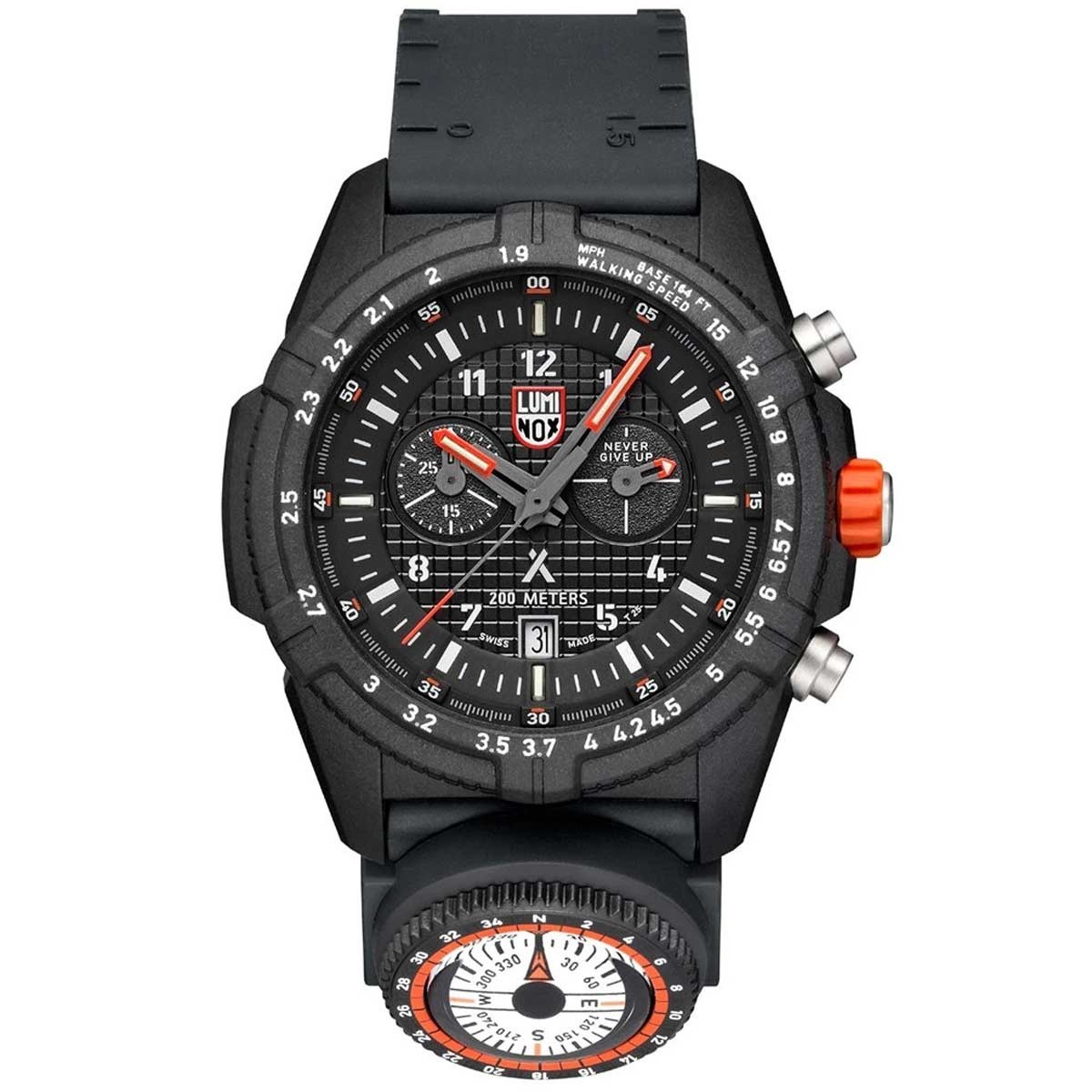 Luminox Bear Grylls Men’s Watch Quartz Chronograph Black Dial Strap 3782.MI