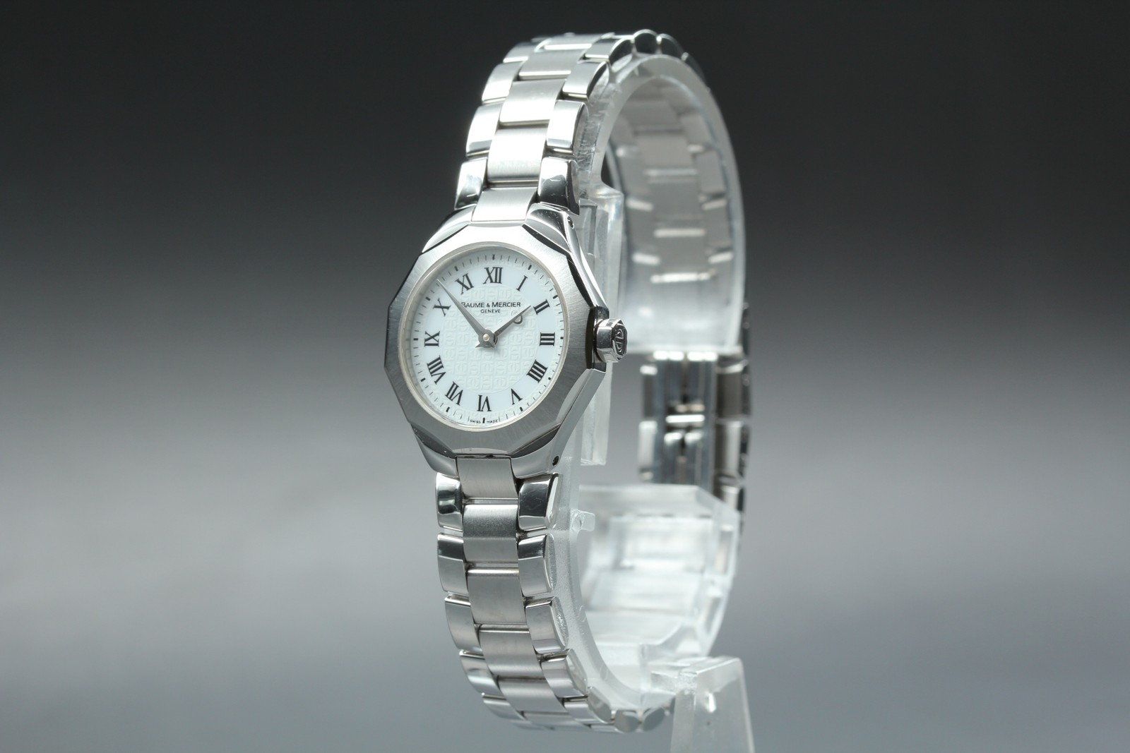 BAUME＆MERCIER Riviera 65505 Quartz White Dial Women’s Watch 22mm JAPAN Box
