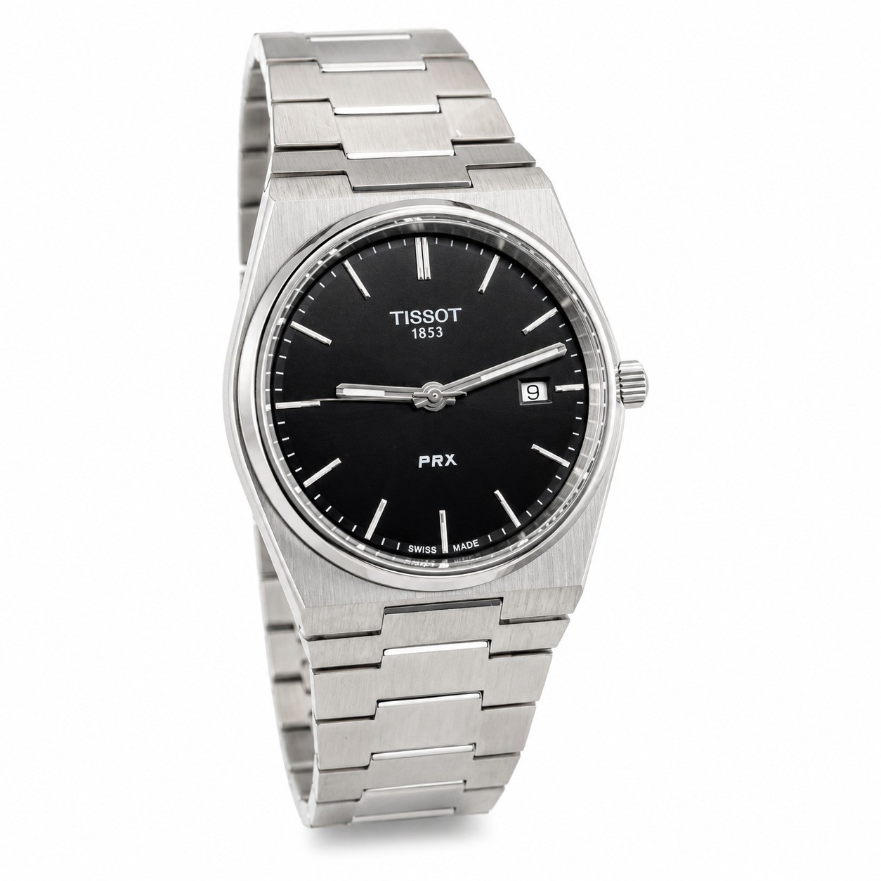 Tissot PRX Black STAINLESS STEEL WATCH 40mm-T137.410.11.051.00 For Men’s