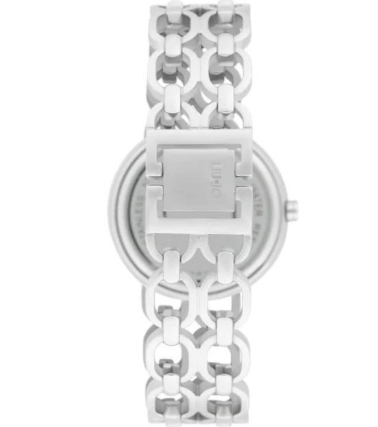 Liu Jo Sign Ladies Watch Bracelet Stainless Steel Silver Dial Zircon 18mm