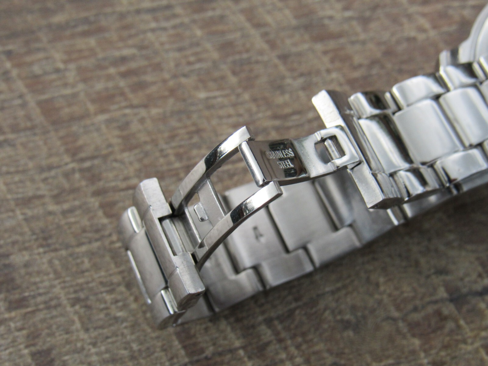 NEW SILPADA Stainless Steel Silver CZ Baguettes Finishing Touch Watch T2956 2956