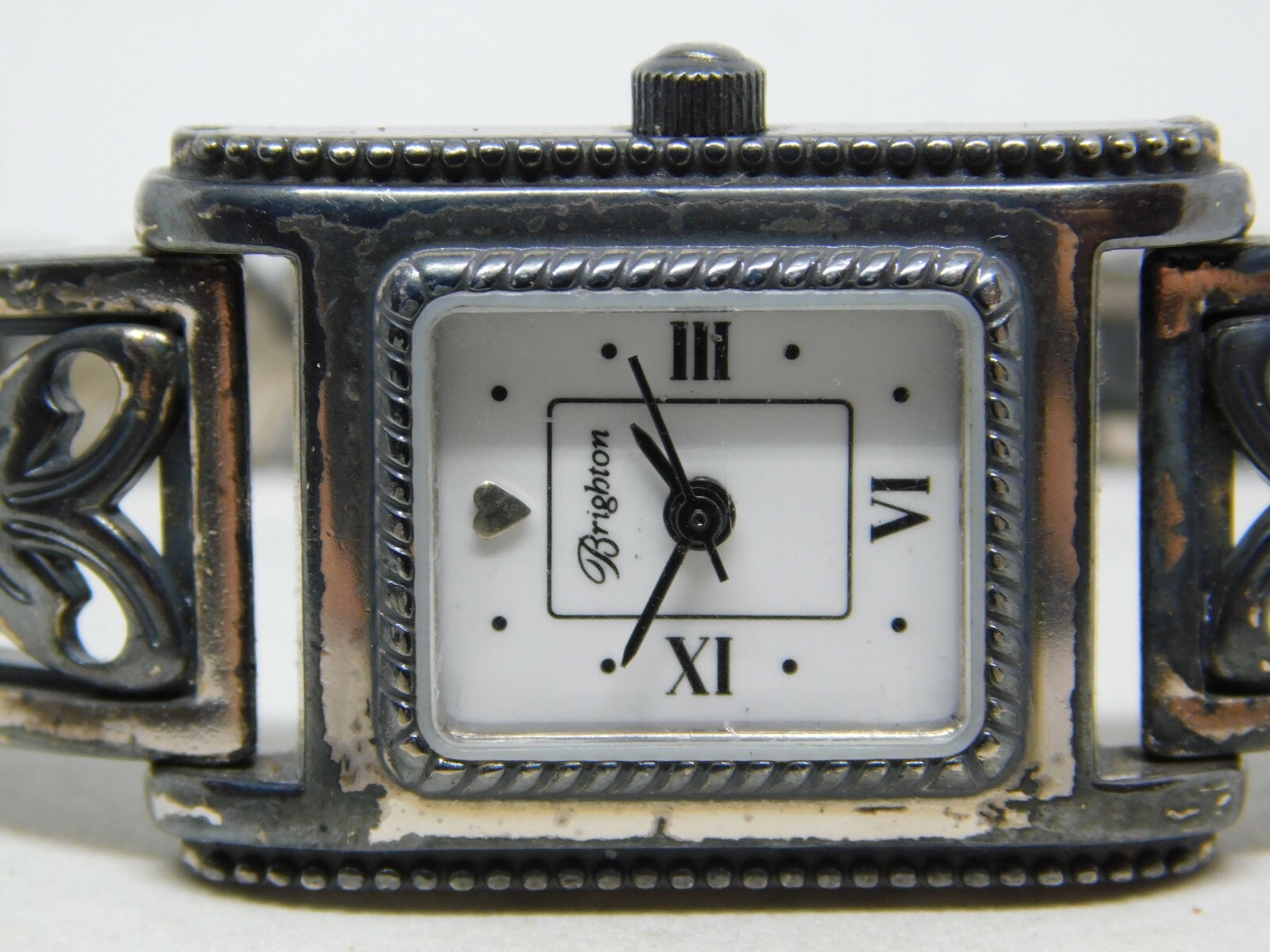 Brighton Hamilton Silver Tone Quartz Analog Ladies Watch Sz. 5 3/4»