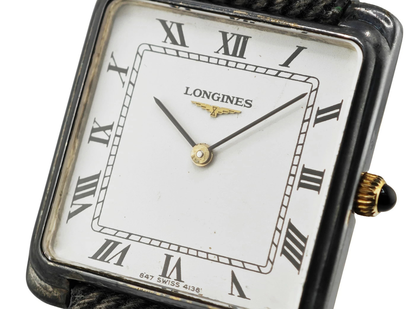 LONGINES Vermeil SV925 Watch Ref 4138 1970s Swiss Manual L847.4