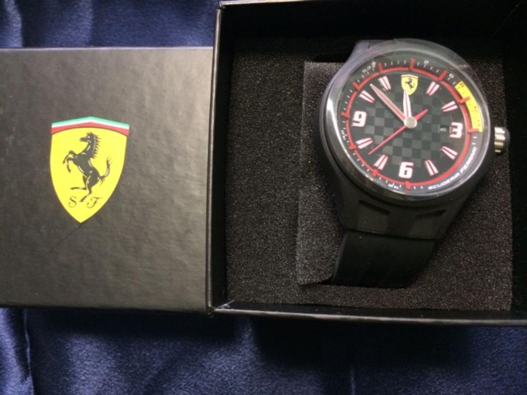 Brand new and unused! Ferrari Pit Crew Black watch