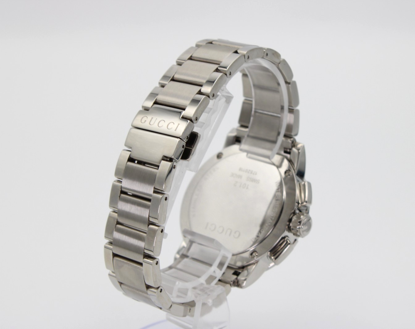 GUCCI G-Chrono YA101201 Silver Dial Men Watch 44mm