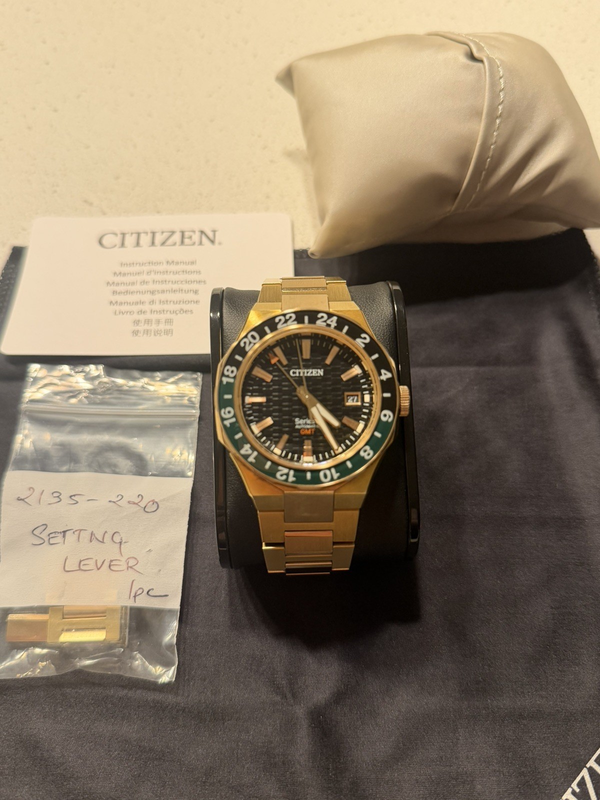 CITIZEN Series 8 Watches NB6033-51E Gold Plated/Gold Plated mens